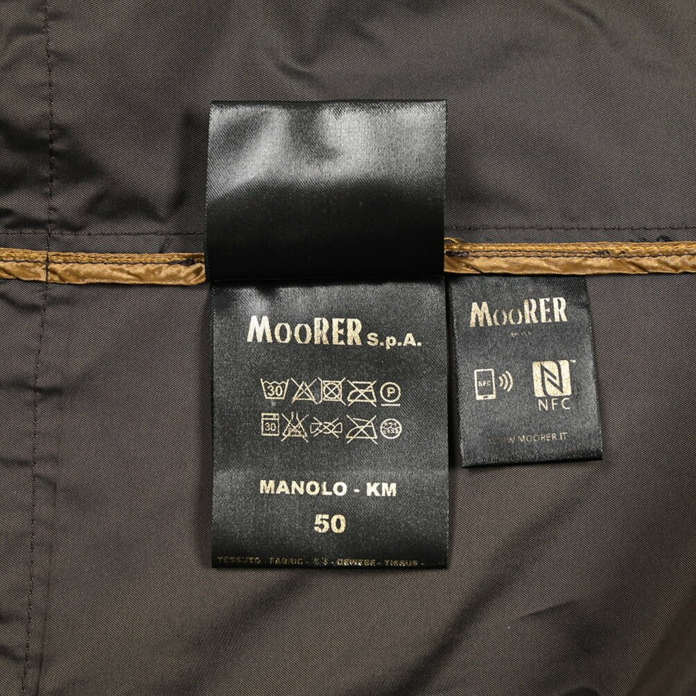 MOORER MANOLO - KM 撥水ポリエステル100% スタンドカラーブルゾン M - 65｜436806｜GUARDAROBA MILANO OFFICIAL STORE