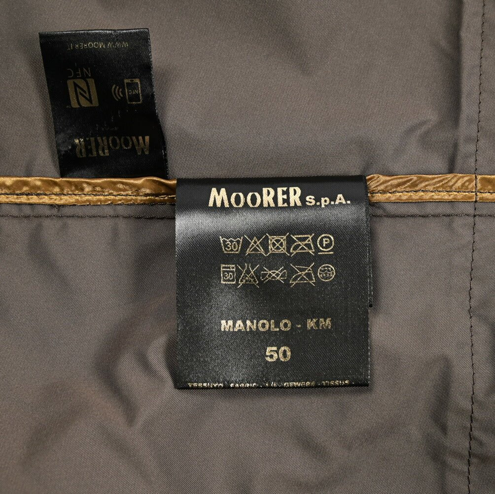 MOORER MANOLO - KM 撥水ポリエステル100% スタンドカラーブルゾン M - 65｜436807｜GUARDAROBA MILANO OFFICIAL STORE
