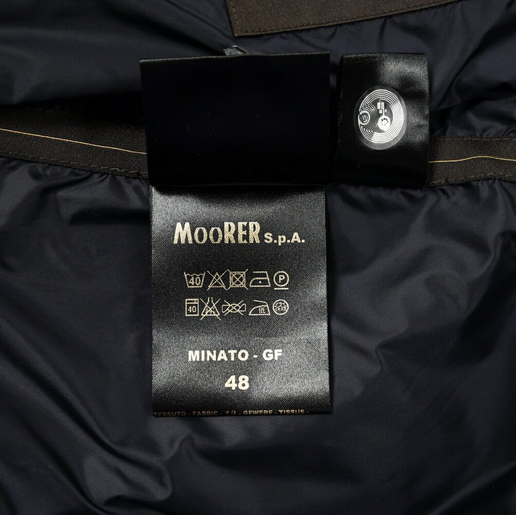 MOORER MINATO - GF ポリエステルナイロン フーディーブルゾン / ACQUA PROOF(防水)｜GUARDAROBA MILANO OFFICIAL STORE