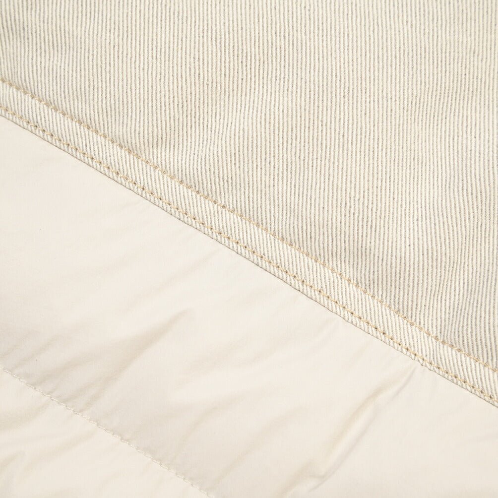 MOORER “MONTINI-25X” ナイロン切替 ダウンブルゾン オフホワイト(ECRU) 48 | GUARDAROBA MILANO OFFICIAL STORE