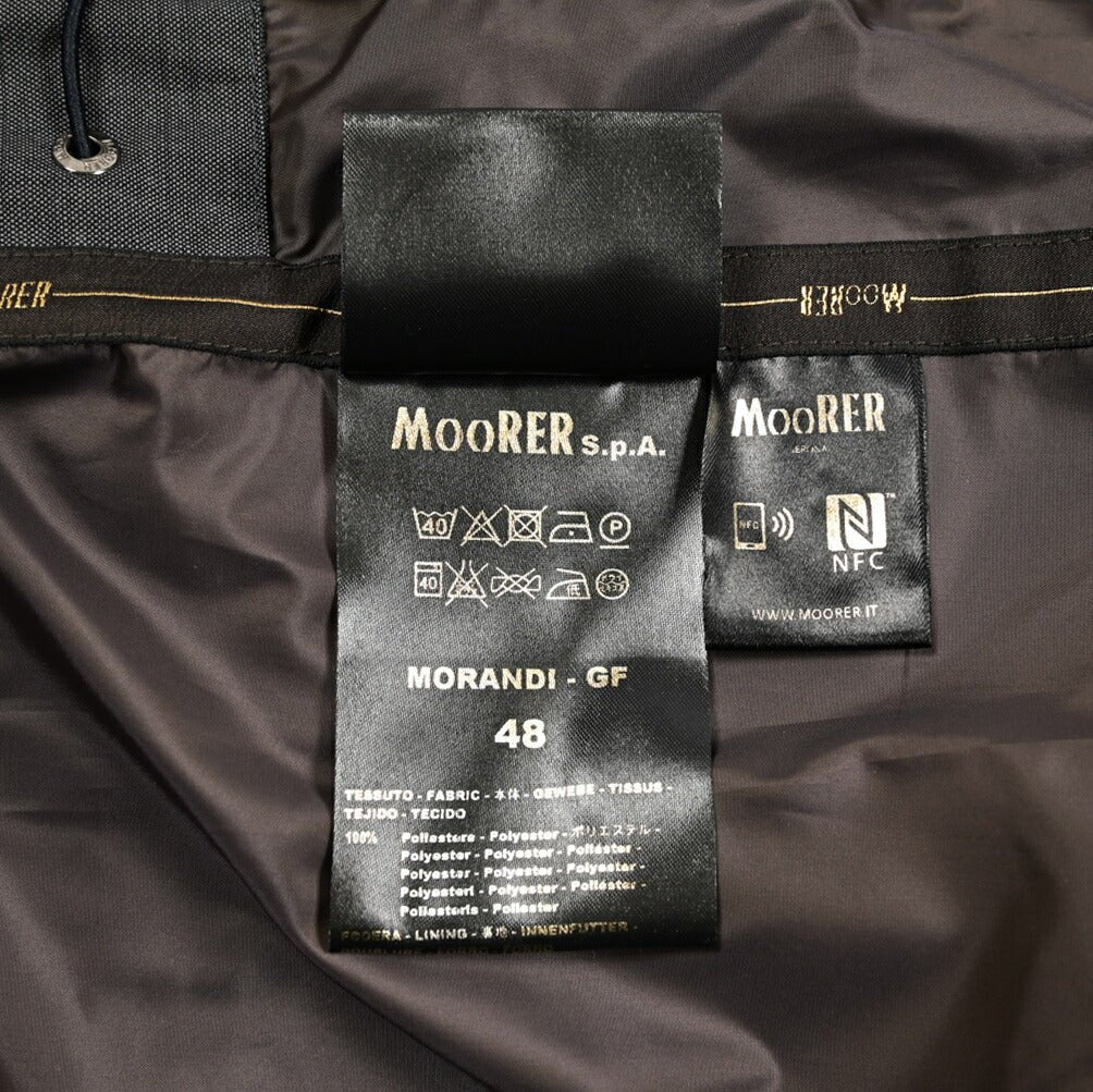 MOORER MORANDI - GF 高密度ポリエステル100% フード付きトレンチコート / ACQUA PROOF(防水)｜436826｜GUARDAROBA MILANO OFFICIAL STORE