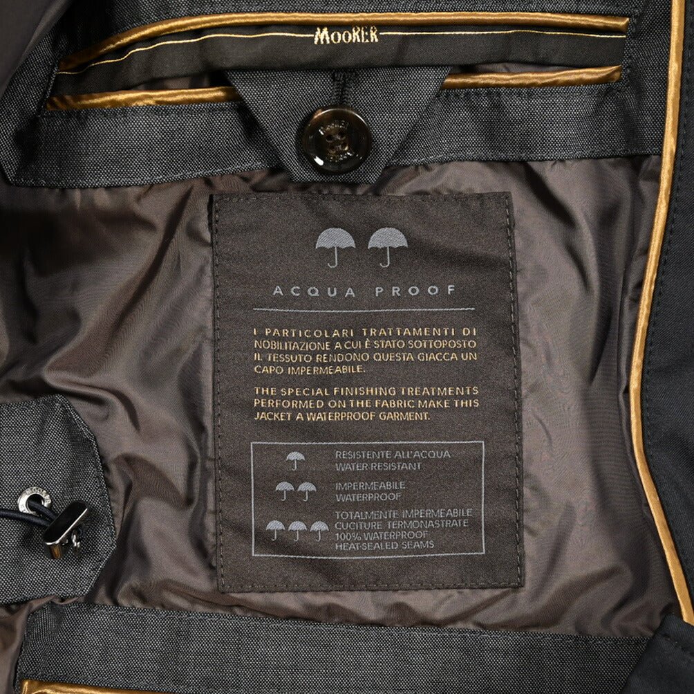 MOORER MORANDI - GF 高密度ポリエステル100% フード付きトレンチコート / ACQUA PROOF(防水)｜436826｜GUARDAROBA MILANO OFFICIAL STORE