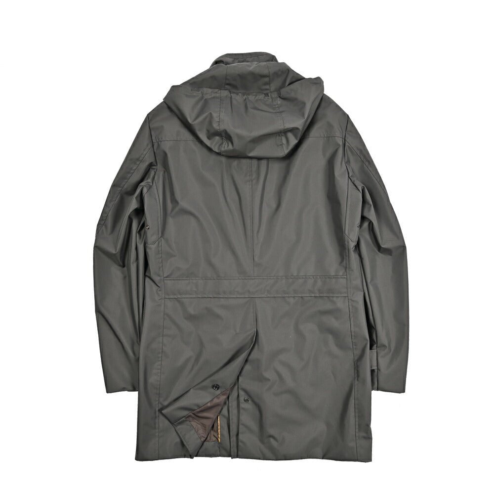 MOORER MORANDI - GF 高密度ポリエステル100% フード付きトレンチコート / ACQUA PROOF(防水)｜436830｜GUARDAROBA MILANO OFFICIAL STORE