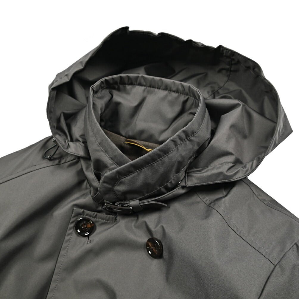 MOORER MORANDI - GF 高密度ポリエステル100% フード付きトレンチコート / ACQUA PROOF(防水)｜436830｜GUARDAROBA MILANO OFFICIAL STORE