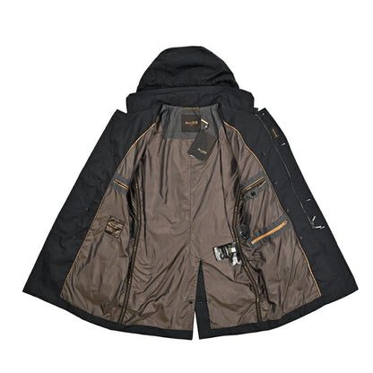 MOORER MORANDI - KM 高密度撥水ポリエステル100% フード付きトレンチコート｜436827｜GUARDAROBA MILANO OFFICIAL STORE