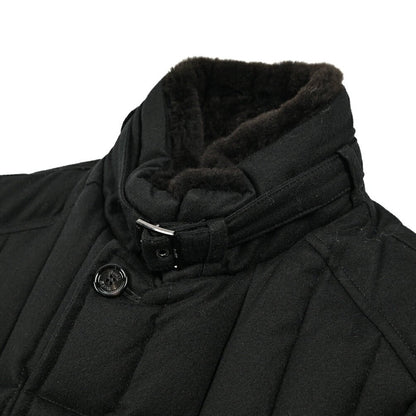 MOORER "MORRIS - IL" カシミヤ100% スタンドカラーダウンコート (Loro Piana STORM SYSTEM)｜420499｜GUARDAROBA MILANO OFFICIAL STORE