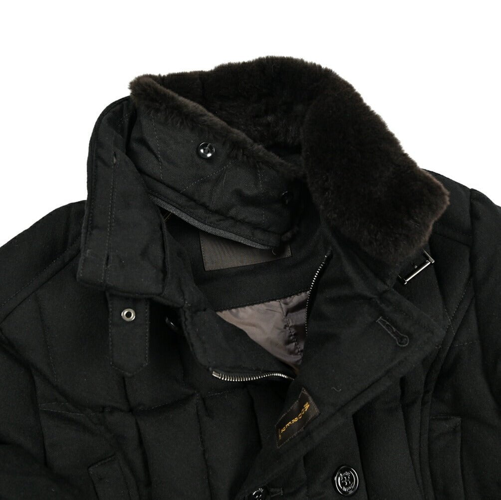 MOORER "MORRIS - IL" カシミヤ100% スタンドカラーダウンコート (Loro Piana STORM SYSTEM)｜420499｜GUARDAROBA MILANO OFFICIAL STORE