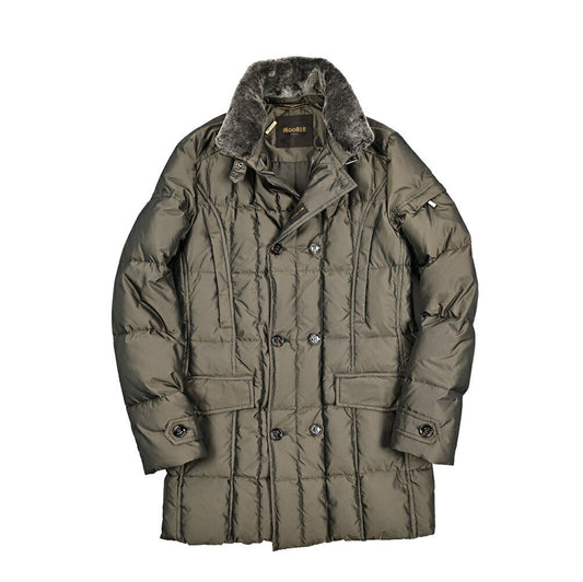 MOORER "MORRIS - KM" ポリエステル100% スタンドカラーダウンコート｜420471 - 48｜GUARDAROBA MILANO OFFICIAL STORE
