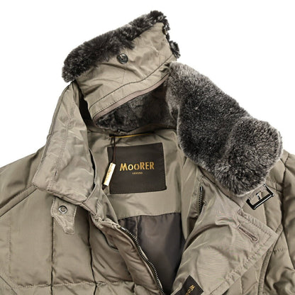 MOORER "MORRIS - KM" ポリエステル100% スタンドカラーダウンコート｜420473 - 42｜GUARDAROBA MILANO OFFICIAL STORE