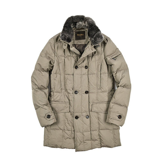 MOORER "MORRIS - KM" ポリエステル100% スタンドカラーダウンコート｜420473 - 42｜GUARDAROBA MILANO OFFICIAL STORE