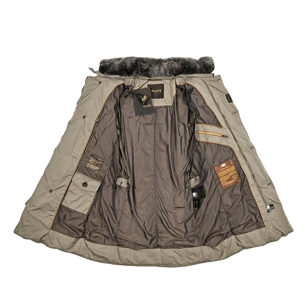 MOORER "MORRIS - KM" ポリエステル100% スタンドカラーダウンコート｜420473 - 42｜GUARDAROBA MILANO OFFICIAL STORE
