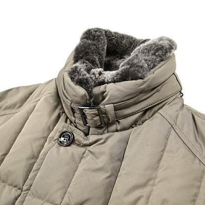 MOORER "MORRIS - KM" ポリエステル100% スタンドカラーダウンコート｜420473 - 42｜GUARDAROBA MILANO OFFICIAL STORE