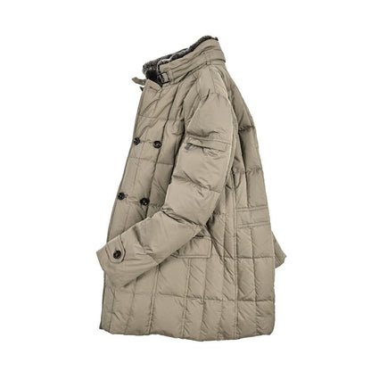 MOORER "MORRIS - KM" ポリエステル100% スタンドカラーダウンコート｜420473 - 42｜GUARDAROBA MILANO OFFICIAL STORE
