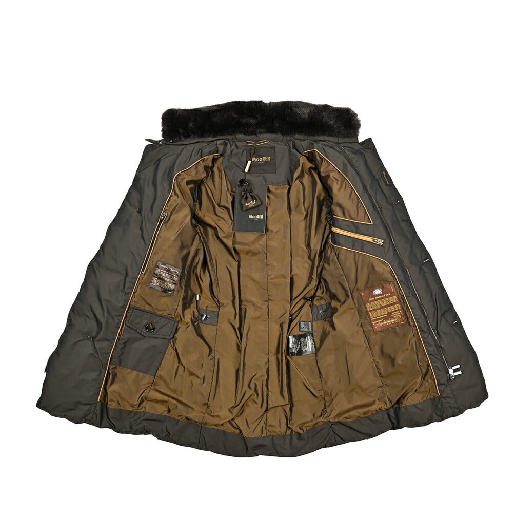 MOORER "MORRIS - KM" ポリエステル100% スタンドカラーダウンコート｜420477｜GUARDAROBA MILANO OFFICIAL STORE