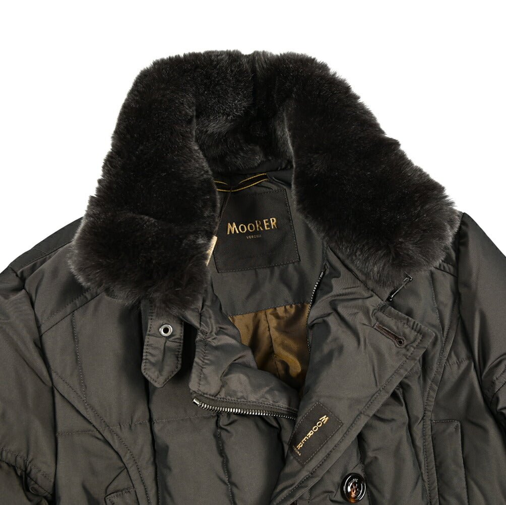 MOORER "MORRIS - KM" ポリエステル100% スタンドカラーダウンコート｜420477｜GUARDAROBA MILANO OFFICIAL STORE