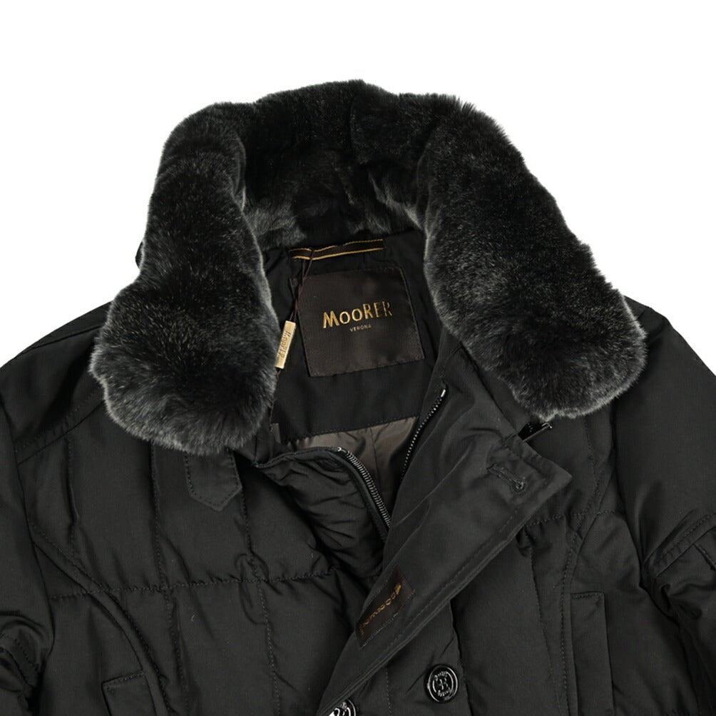 MOORER "MORRIS - KM" ポリエステル100% スタンドカラーダウンコート｜420478 - 42｜GUARDAROBA MILANO OFFICIAL STORE