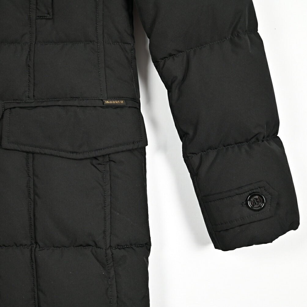 MOORER "MORRIS - KM" ポリエステル100% スタンドカラーダウンコート｜420478 - 42｜GUARDAROBA MILANO OFFICIAL STORE