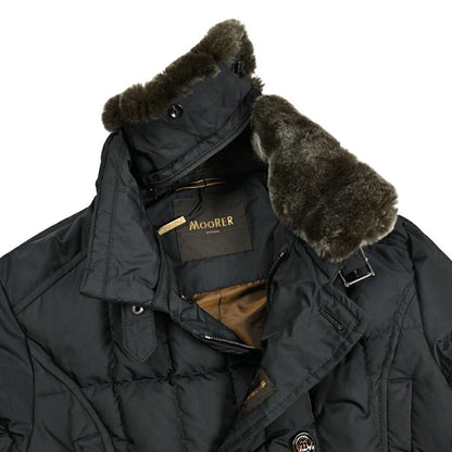 MOORER "MORRIS - KM" ポリエステル100% スタンドカラーダウンコート｜420480 - 44｜GUARDAROBA MILANO OFFICIAL STORE