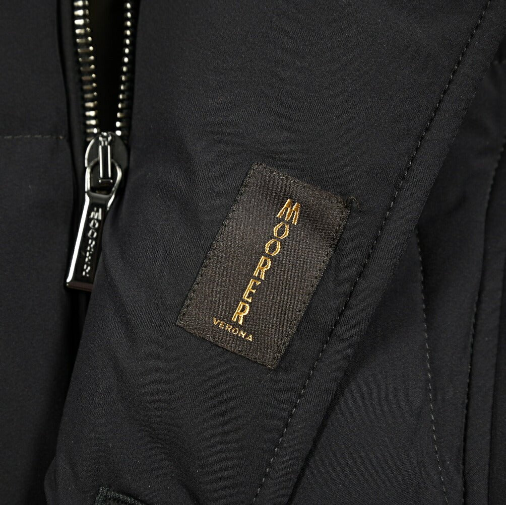 MOORER "MORRIS - KN" ストレッチナイロン スタンドカラーダウンコート / ACQUA RESISTANT(撥水)｜420464｜GUARDAROBA MILANO OFFICIAL STORE
