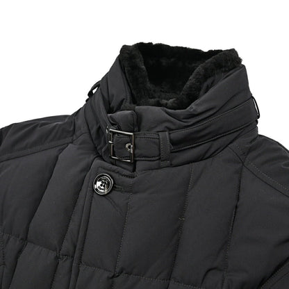 MOORER "MORRIS - KN" ストレッチナイロン スタンドカラーダウンコート / ACQUA RESISTANT(撥水)｜420464｜GUARDAROBA MILANO OFFICIAL STORE