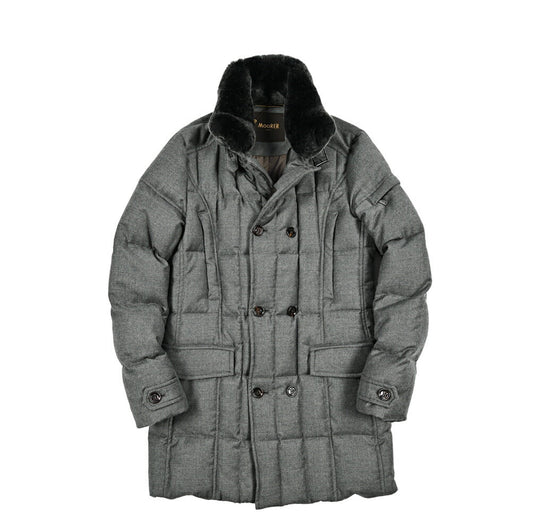 MOORER "MORRIS - L" カシミヤ混ウール スタンドカラーダウンコート｜420465｜GUARDAROBA MILANO OFFICIAL STORE