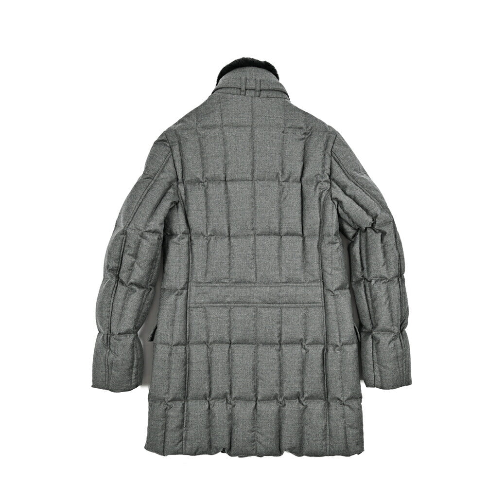 MOORER "MORRIS - L" カシミヤ混ウール スタンドカラーダウンコート｜420465｜GUARDAROBA MILANO OFFICIAL STORE