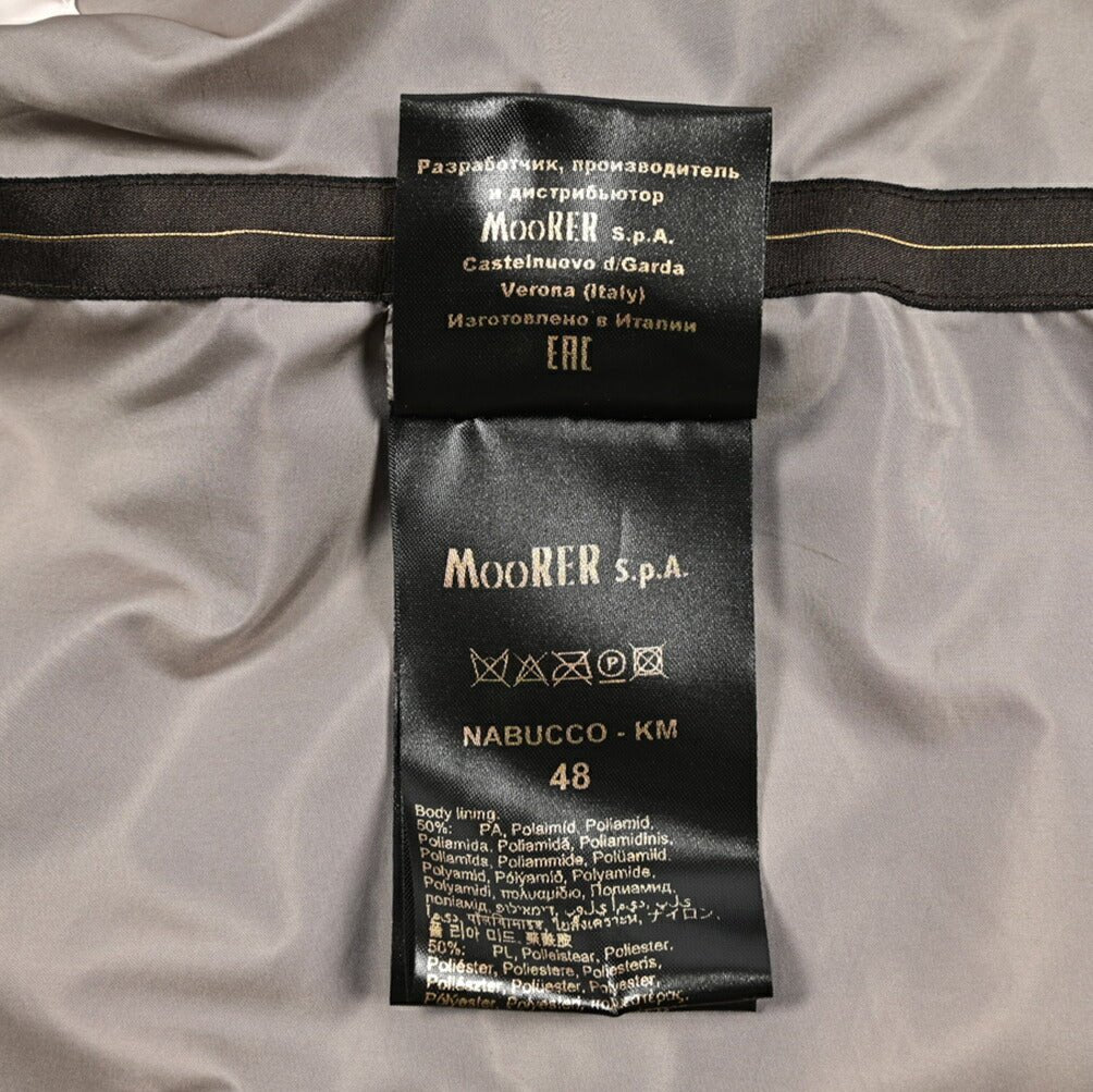 MOORER NABUCCO - KM ポリエステル100% 中綿ダブルブレストジャケット｜435952-48｜GUARDAROBA MILANO OFFICIAL STORE