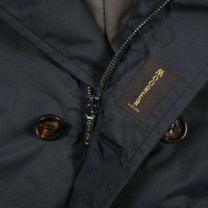 MOORER “NABUCCO-KM” ポリエステル100% 中綿トレンチコート ネイビー(BLU) 48 | GUARDAROBA MILANO OFFICIAL STORE
