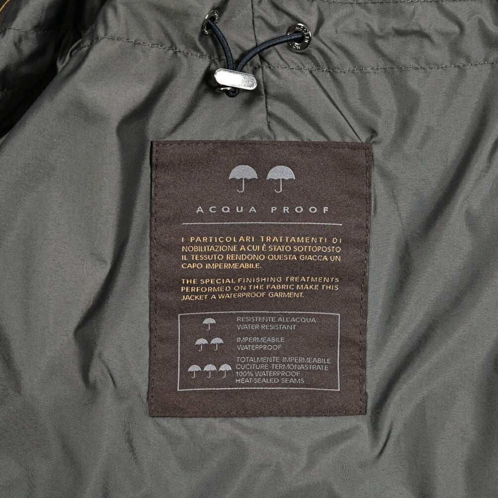 MOORER NED - TES ポリエステル混コットン パーカー / ACQUA PROOF(防水)｜436027-54｜GUARDAROBA MILANO OFFICIAL STORE