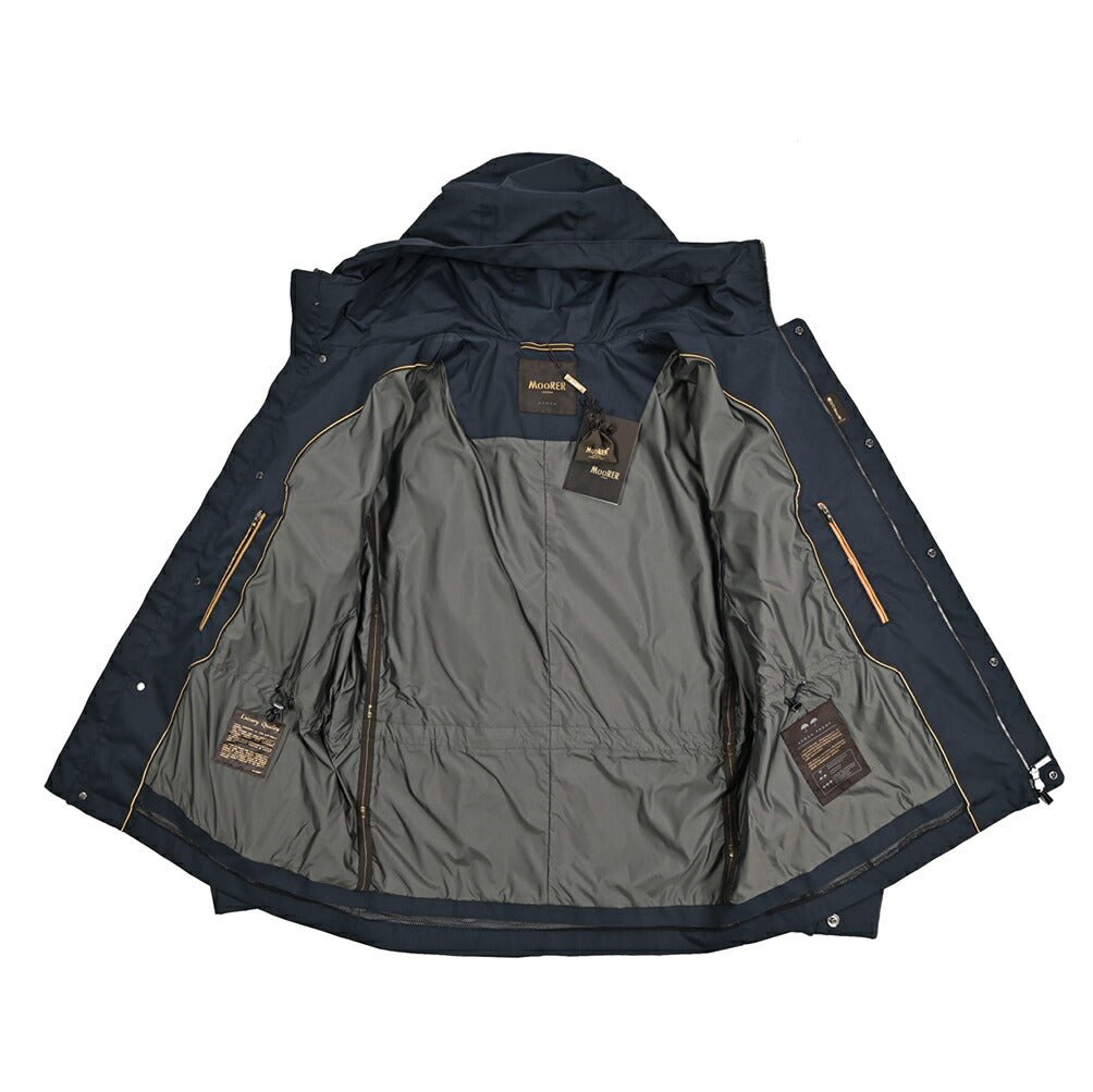 MOORER NED - TES ポリエステル混コットン パーカー / ACQUA PROOF(防水)｜436027-54｜GUARDAROBA MILANO OFFICIAL STORE
