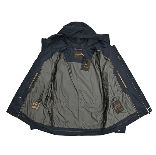 MOORER NED - TES ポリエステル混コットン パーカー / ACQUA PROOF(防水)｜436027-54｜GUARDAROBA MILANO OFFICIAL STORE