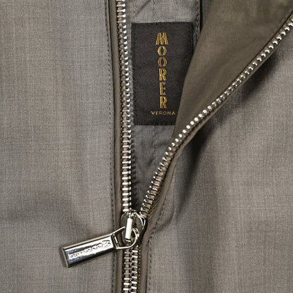 MOORER NUNZIO - GO シルク混ウール スタンドカラーブルゾン｜435898-48｜GUARDAROBA MILANO OFFICIAL STORE