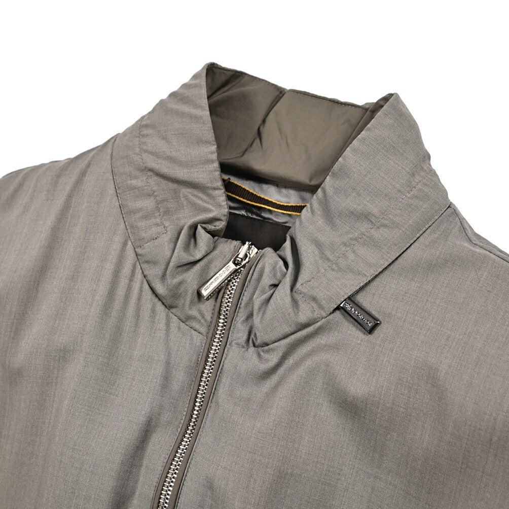 MOORER NUNZIO - GO シルク混ウール スタンドカラーブルゾン｜435898-48｜GUARDAROBA MILANO OFFICIAL STORE