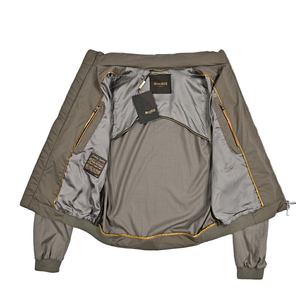 MOORER NUNZIO - GO シルク混ウール スタンドカラーブルゾン｜435898-48｜GUARDAROBA MILANO OFFICIAL STORE