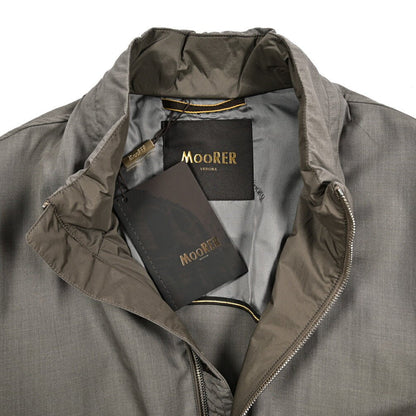 MOORER NUNZIO - GO シルク混ウール スタンドカラーブルゾン｜435898-48｜GUARDAROBA MILANO OFFICIAL STORE