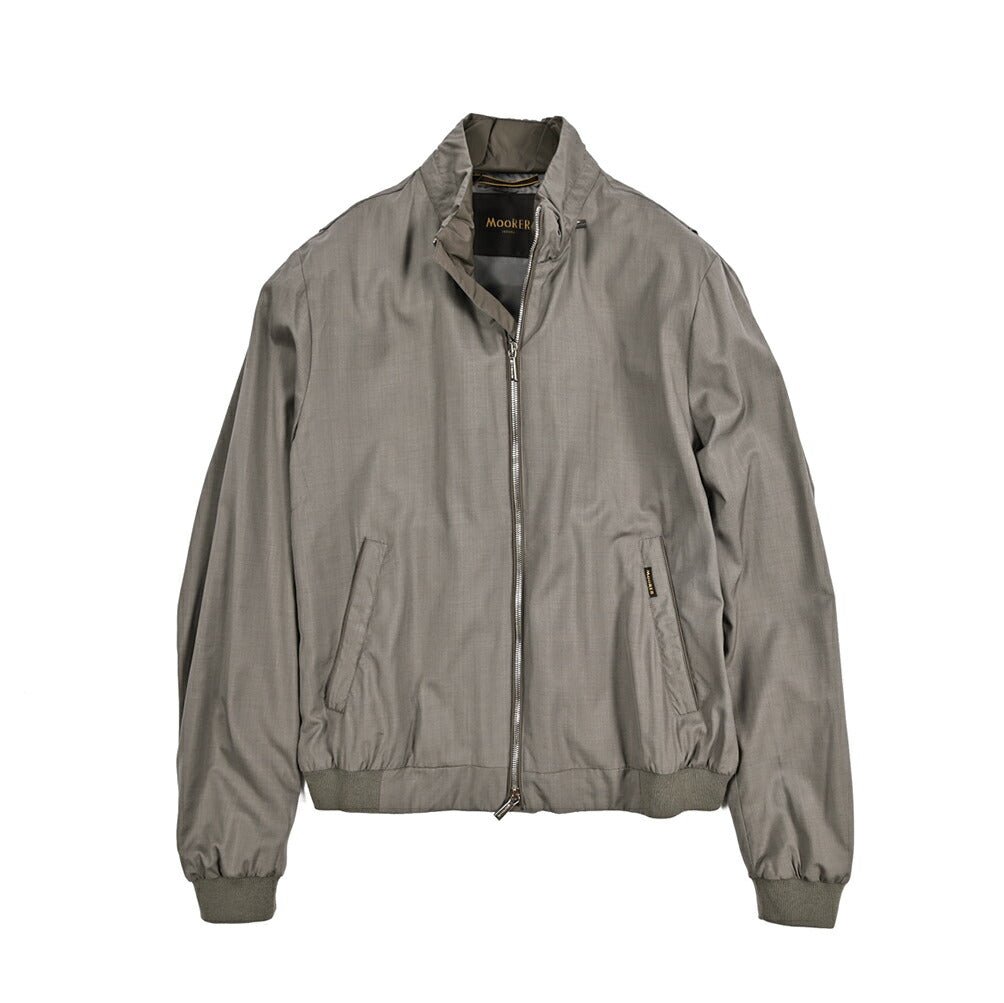 MOORER NUNZIO - GO シルク混ウール スタンドカラーブルゾン｜435898-48｜GUARDAROBA MILANO OFFICIAL STORE