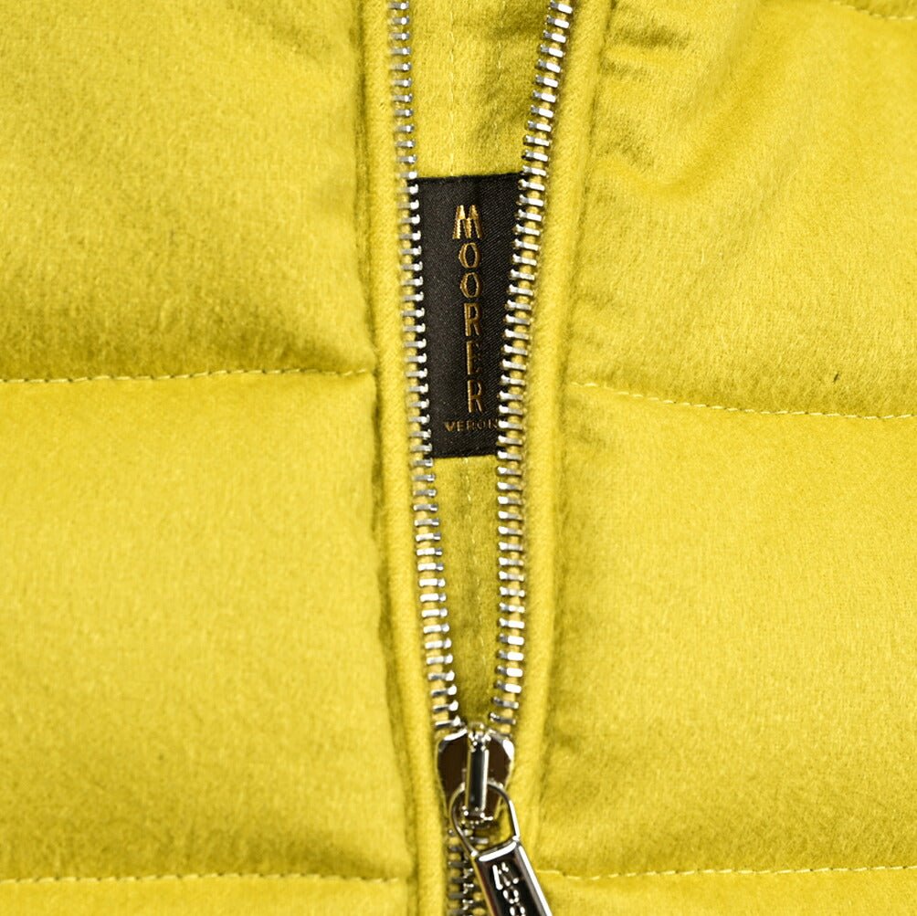 MOORER "OLIVER - IL1" カシミヤ100% スタンドカラーダウンベスト｜418079 - 48｜GUARDAROBA MILANO OFFICIAL STORE