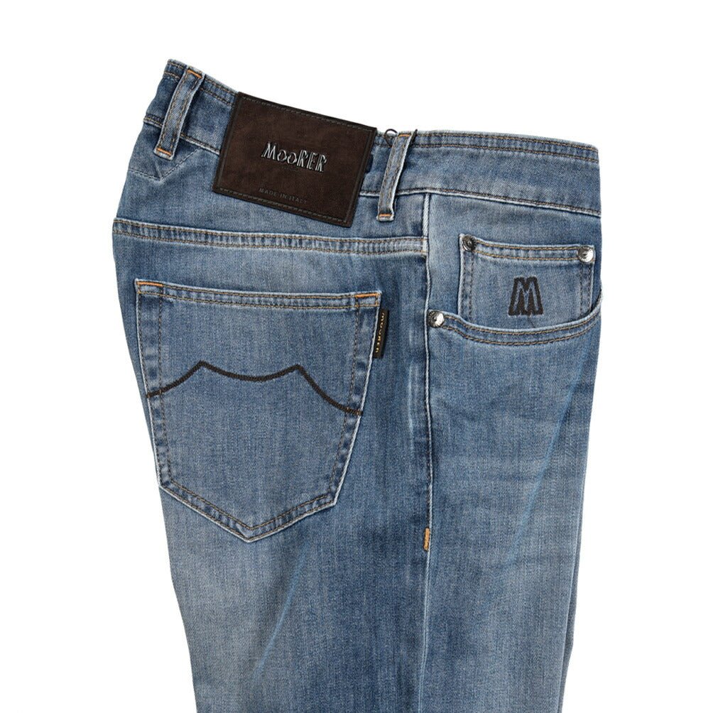 MOORER "PAVEL - PS705" ストレッチデニム テーパードジーンズ｜437121-30｜GUARDAROBA MILANO OFFICIAL STORE
