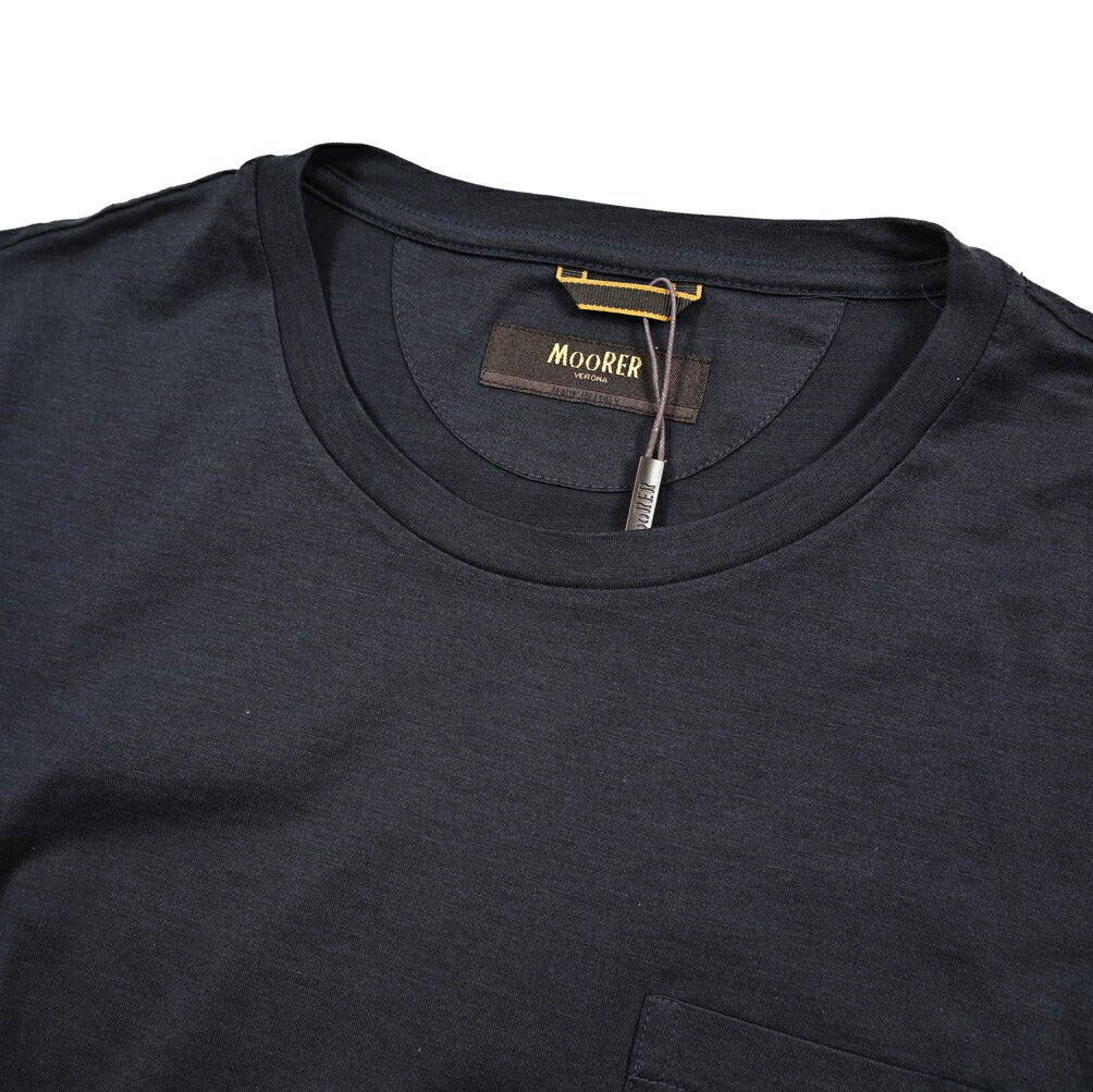 MOORER PEPOLI - CSM シルク混コットン 長袖 Tシャツ｜437215-48｜GUARDAROBA MILANO OFFICIAL STORE