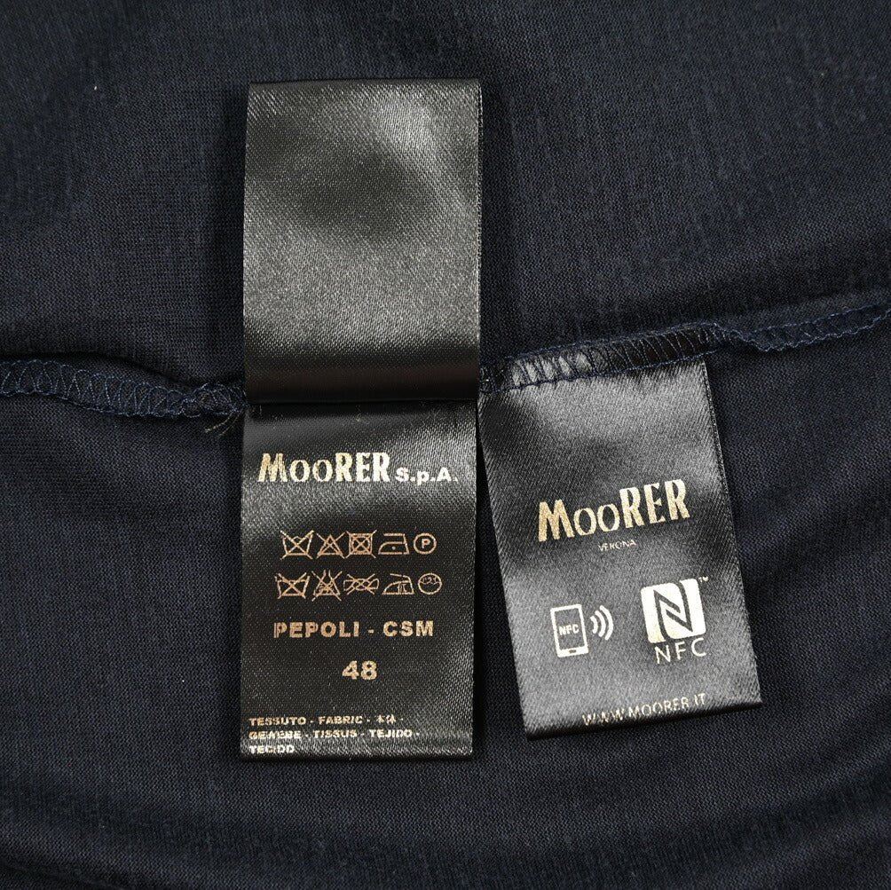 MOORER PEPOLI - CSM シルク混コットン 長袖 Tシャツ｜437215-48｜GUARDAROBA MILANO OFFICIAL STORE