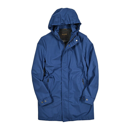 MOORER PETRARCA - GF ポリエステル100% フード付きスタンドカラーコート / ACQUA PROOF(防水)｜435885-48｜GUARDAROBA MILANO OFFICIAL STORE