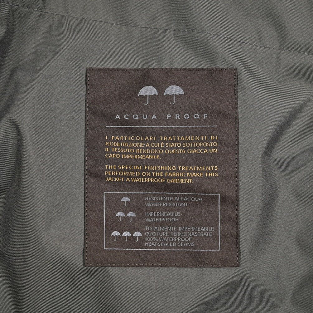 MOORER PETRARCA - GF ポリエステル100% フード付きスタンドカラーコート / ACQUA PROOF(防水)｜436011-48｜GUARDAROBA MILANO OFFICIAL STORE