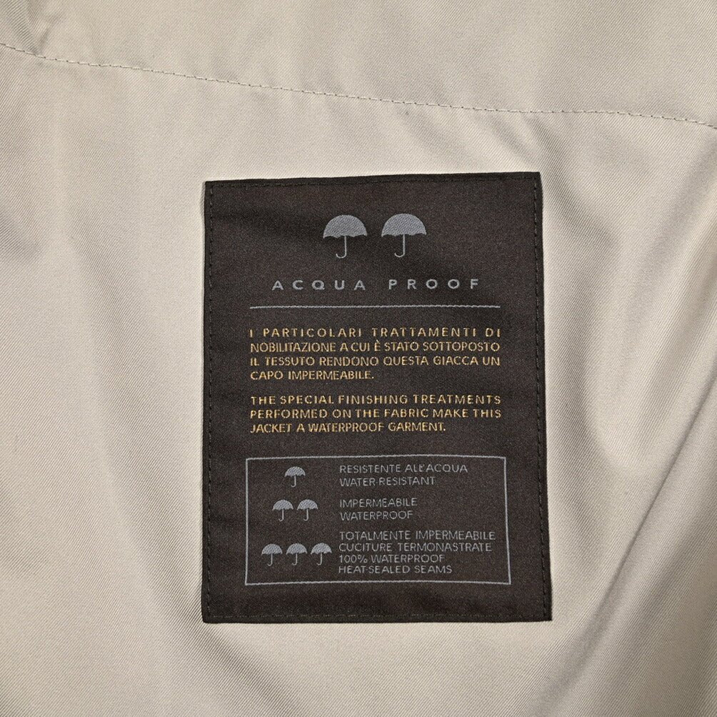 MOORER PETRARCA - GF ポリエステル100% フード付きスタンドカラーコート / ACQUA PROOF(防水)｜436821｜GUARDAROBA MILANO OFFICIAL STORE