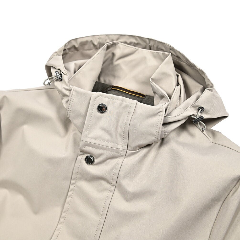 MOORER PETRARCA - GF ポリエステル100% フード付きスタンドカラーコート / ACQUA PROOF(防水)｜436821｜GUARDAROBA MILANO OFFICIAL STORE