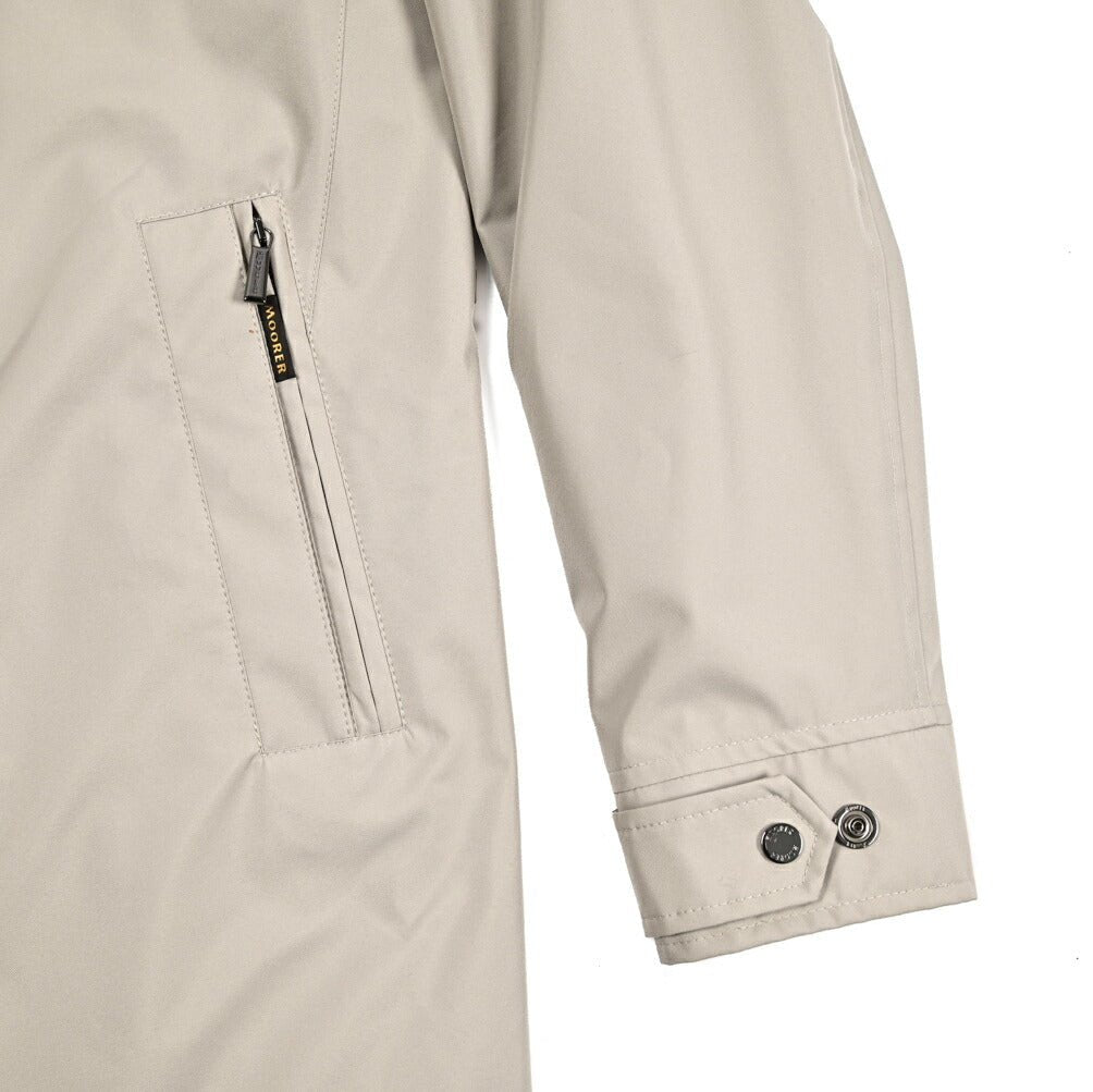 MOORER PETRARCA - GF ポリエステル100% フード付きスタンドカラーコート / ACQUA PROOF(防水)｜436821｜GUARDAROBA MILANO OFFICIAL STORE