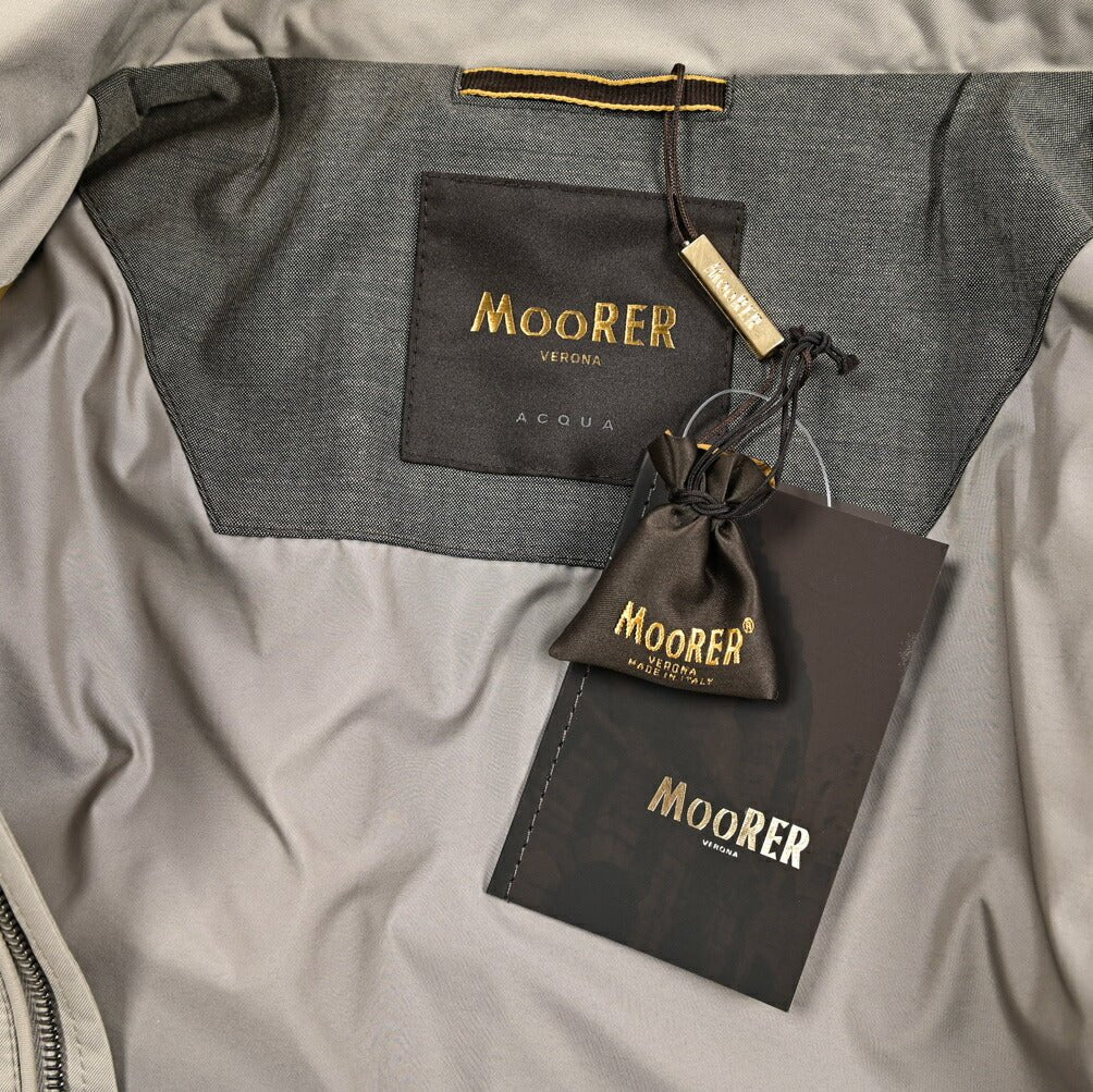 MOORER PETRARCA - GF ポリエステル100% フード付きスタンドカラーコート / ACQUA PROOF(防水)｜436821｜GUARDAROBA MILANO OFFICIAL STORE