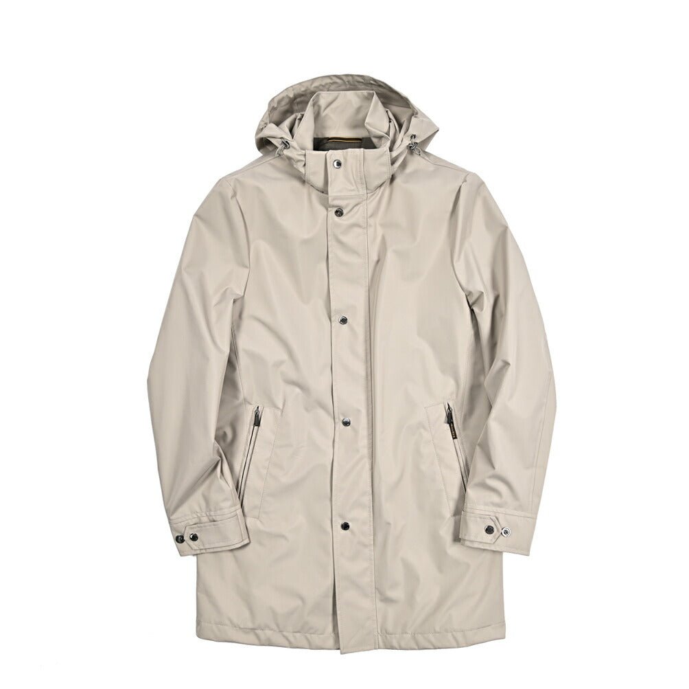 MOORER PETRARCA - GF ポリエステル100% フード付きスタンドカラーコート / ACQUA PROOF(防水)｜436821｜GUARDAROBA MILANO OFFICIAL STORE