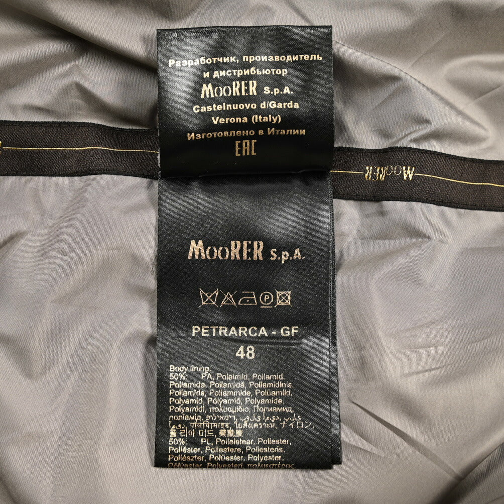 MOORER PETRARCA - GF ポリエステル100% フード付きスタンドカラーコート / ACQUA PROOF(防水)｜436821｜GUARDAROBA MILANO OFFICIAL STORE