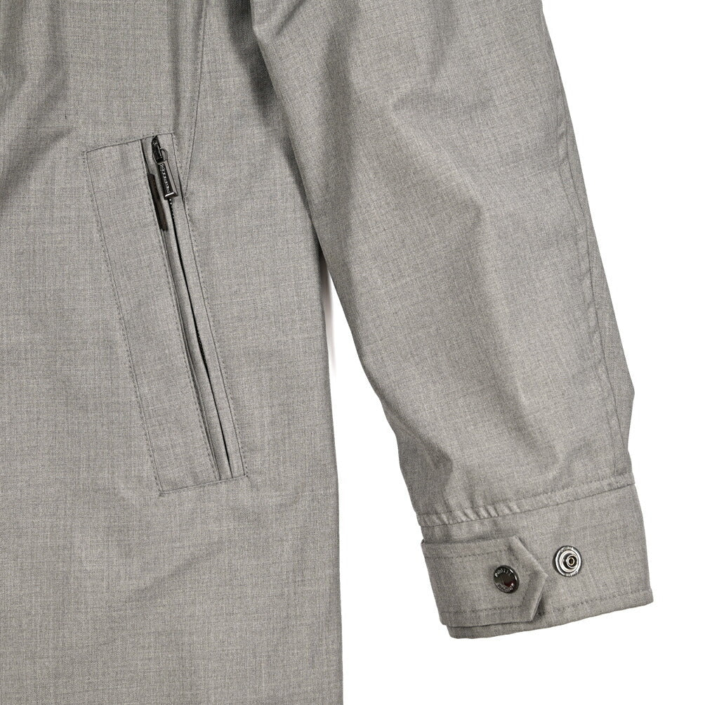 MOORER PETRARCA - PUM ビスコース混 フード付きスタンドカラーコート / ACQUA PROOF(防水)｜436831-48｜GUARDAROBA MILANO OFFICIAL STORE