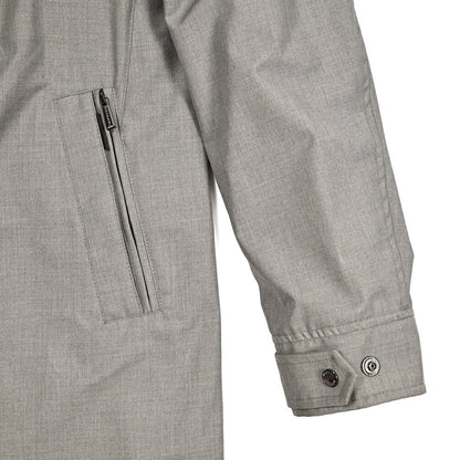 MOORER PETRARCA - PUM ビスコース混 フード付きスタンドカラーコート / ACQUA PROOF(防水)｜436831-48｜GUARDAROBA MILANO OFFICIAL STORE